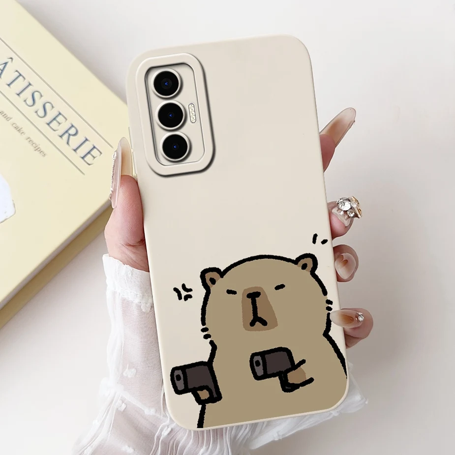 Cute Animals Cartoon Soft Silicone Phone Case - Protective Cover, 6.9'' Bumper