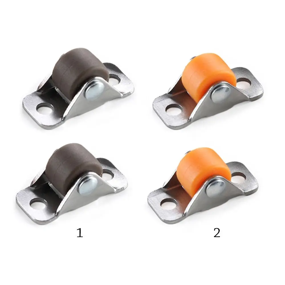 0.5inch Furniture Straight Wheel Directional Casters 4Pcs Drawer Tray Accessories Trash Can Storage Box Laundry Basket Caster