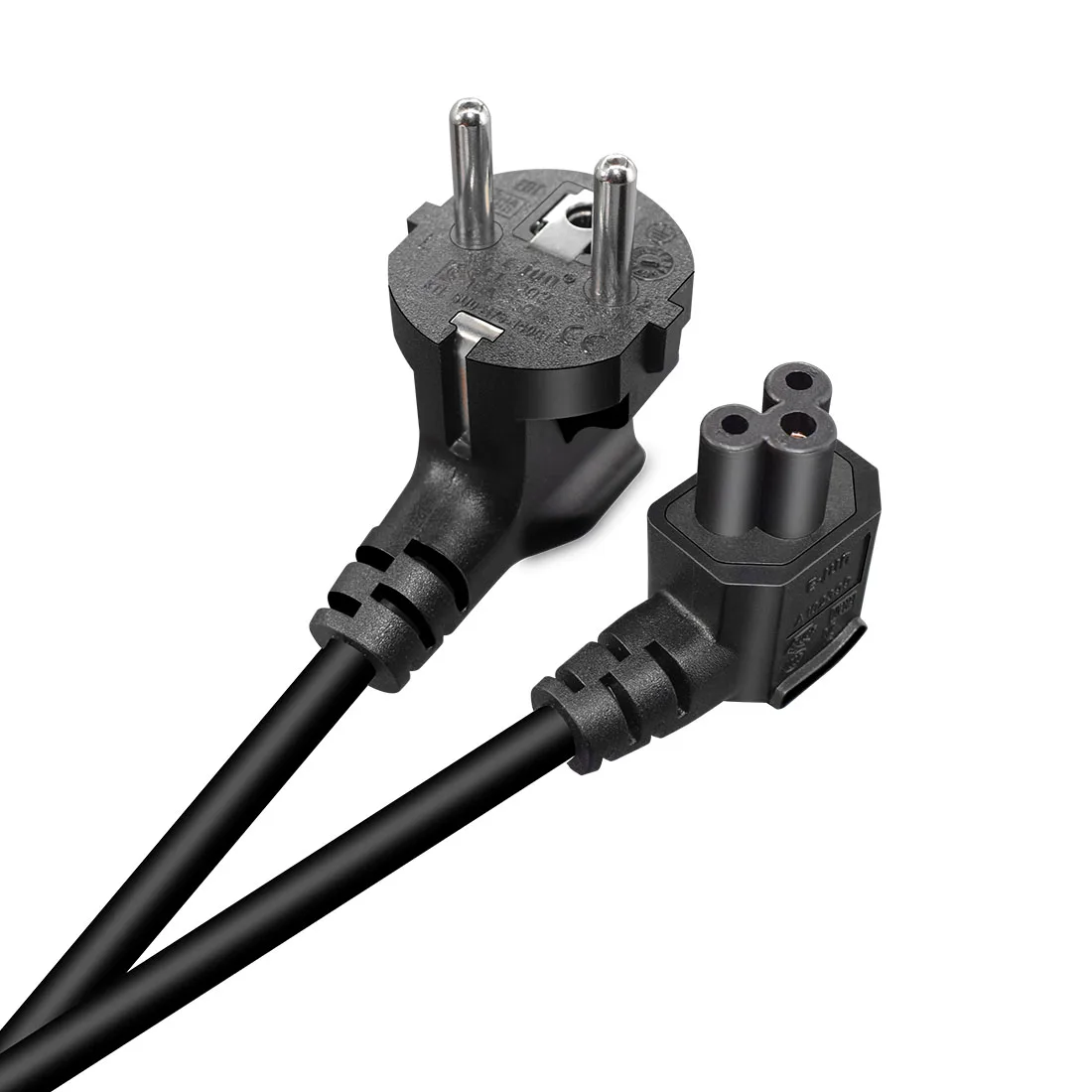 JORINDO-EU4.8MM to IEC320 C5  ȯ ̺,  ǥ 3  ÷-Ŭι     C5  ڵ