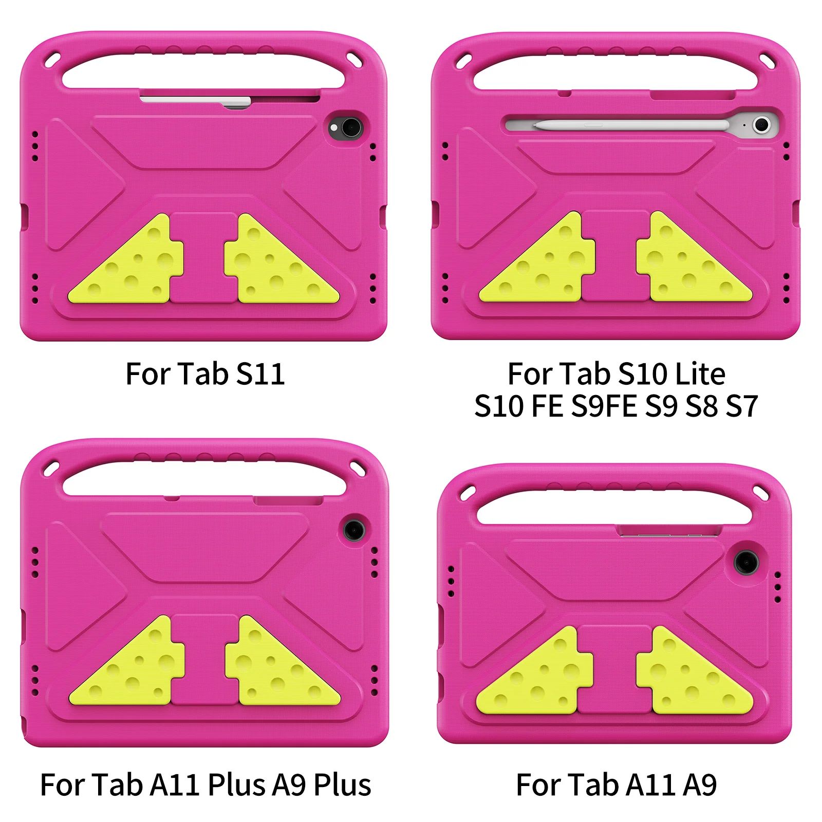 DUXDUCIS Kids Shockproof EVA Tablet Case with Anti-Drop Stand