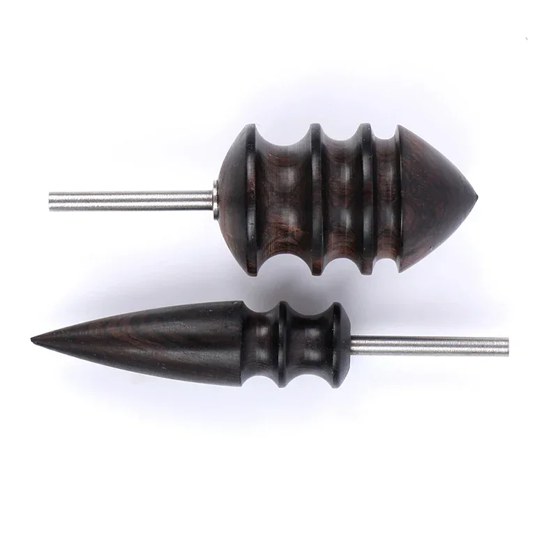Leather Edge Electric Polishing Slicker Flat/Pointed Head Sandalwood Leathers Craft DIY Tools Tip Burnisher Wood Craft Tool leather craft tools