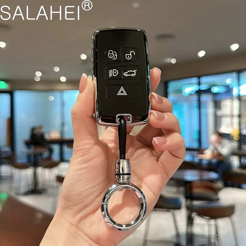 

TPU Car Remote Key Case Full Cover Shell For Land Rover Range Rover Sport Velar Evoque Freelander2 Discovery Jaguar XF XJ XJL XE