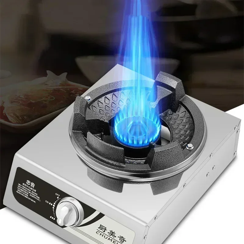 Commercial Stove for Domestic Use - Tabletop Gas Single Stove or High Pressure Double Stove. Operates with Liquefied Gas 3