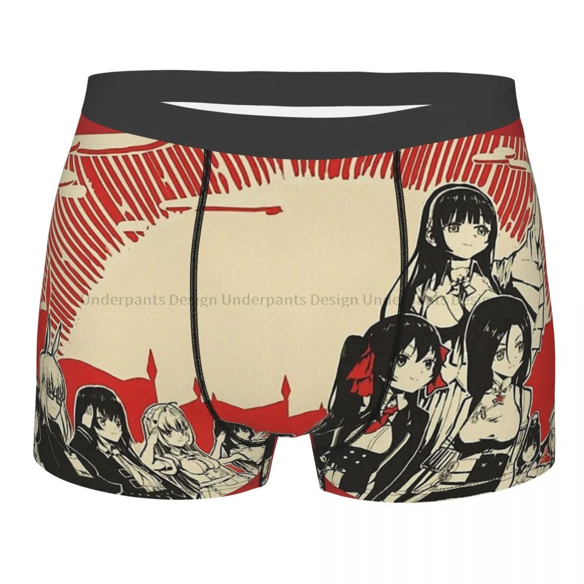 

Girl's Frontline Ghost in the Shell Underpants Breathbale Panties Male Underwear Sexy Shorts Boxer Briefs
