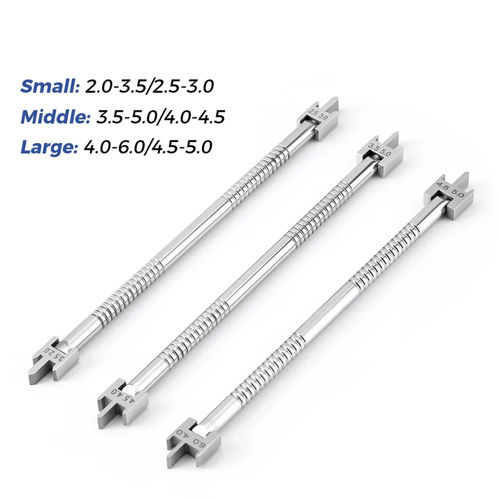 1PC AZDENT Dental Kieferorthopädische Klammern Position Gauge Einstellbare Edelstahl Halterung Stellungs Zahnmedizin Werkzeuge Autoklavierbar – Detail 1