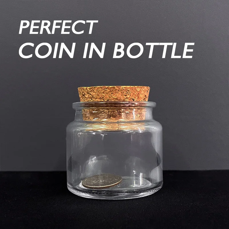 

Идеальная монета в бутылке, волшебный трюк, потрясающая монета в бутылке, монета проникает в стеклянную бутылку, магия, волшебство, волшебство, реквизит