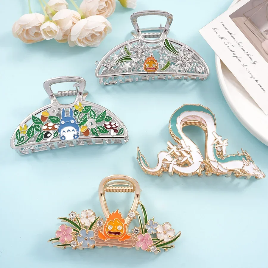 2025 Cute Creative Cartoon Hair Claw Boat Dragon Large Hair Claws Japanese Cat Fashion Claw Clip Hair Accessories for Women 3
