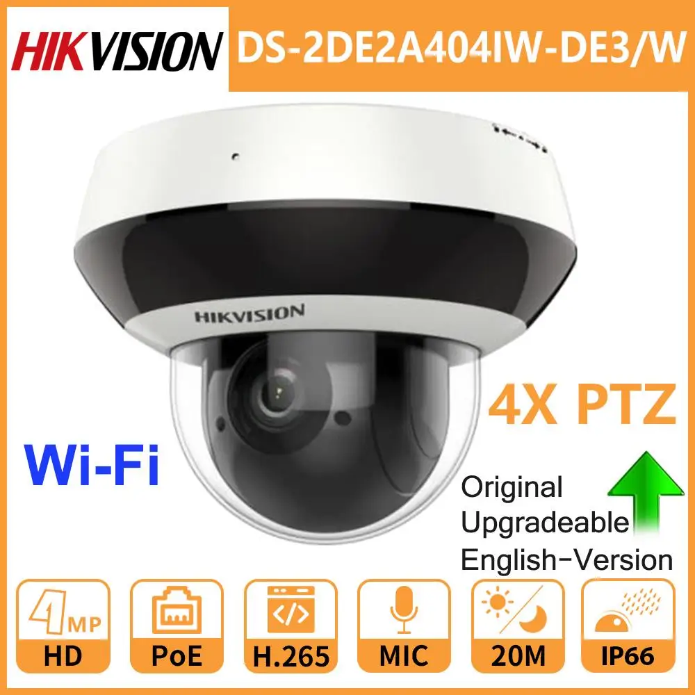 Vikylin Original WiFi PTZ IP Camera DS 2DE2A404IW DE3/W 2.8 12mm Mic