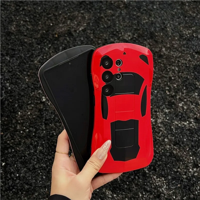 Luxury 3D Sport Car Phone Case - Stylish Supercar Design Cover