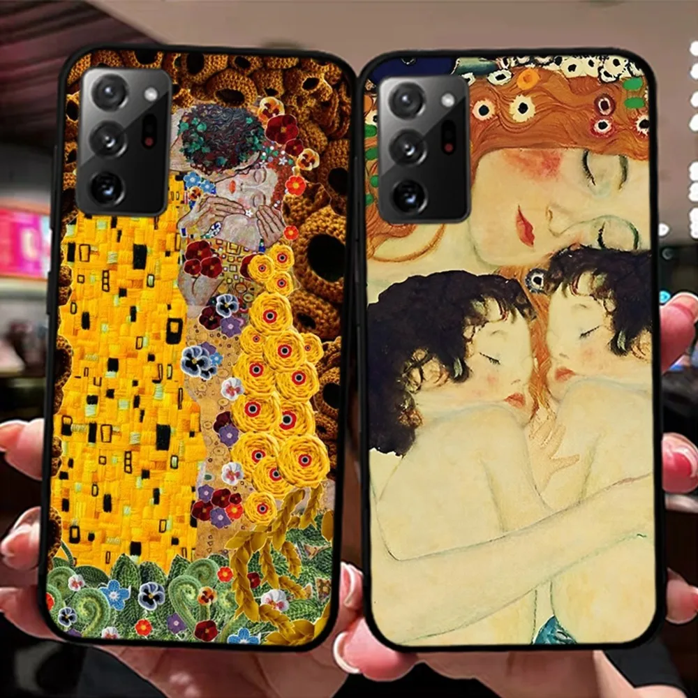 

The Kiss Gustav Klimt Painting Phone Case For Samsung Note 8 9 10 20 pro plus lite M 10 11 20 30 21 31 51 A 21 22 42 02 03