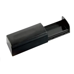 Magnetic Hidden Storage Key Holder - Discreet Black Safe Box for Home, Office, Car, and Outdoor Use (Black)