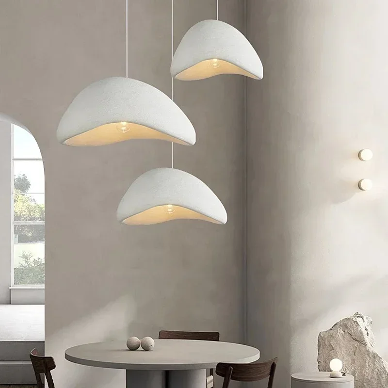 Modern Wabi Sabi Led Pendant Light For Living Room Home Decorations Dining Bedroom Chandelier Loft Hanging Lamp Lustre Fixtures Pendant Lights Pendant Lamp Chandelier Lighting Vintage Pendant Lights
