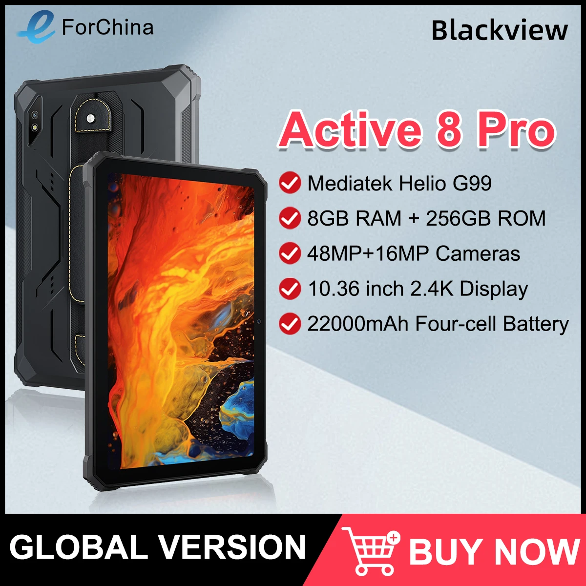 Blackview Active 8 pro 10.1インチ