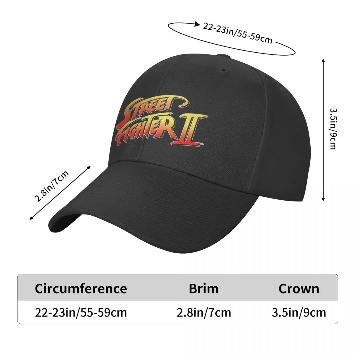 NEW Street Fighter Baseball Cap for Men cotton Hats Adjustable Hat Fashion Casual Cap Truck driver Hat