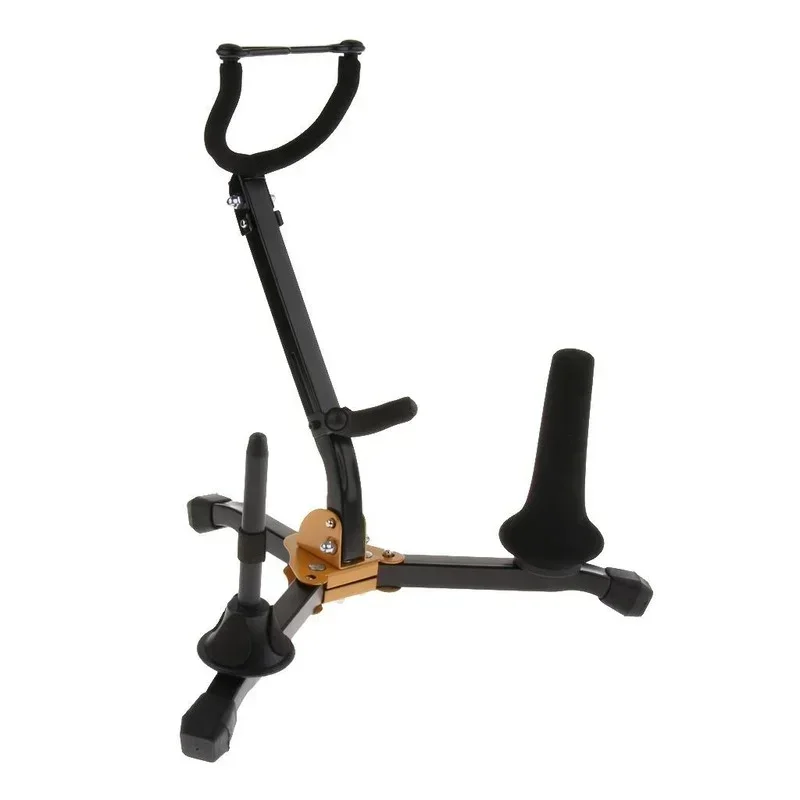 Supporto Per Sassofono Contralto Pieghevole – Treppiede Regolabile In Metallo E ABS, Portatile Per Musicisti