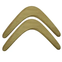 Beginner Handmade Wooden Wood Boomerang Outdoor Toy UFO Throw and Catch Flying Disc Family Game Fun Sport for Kids Adults