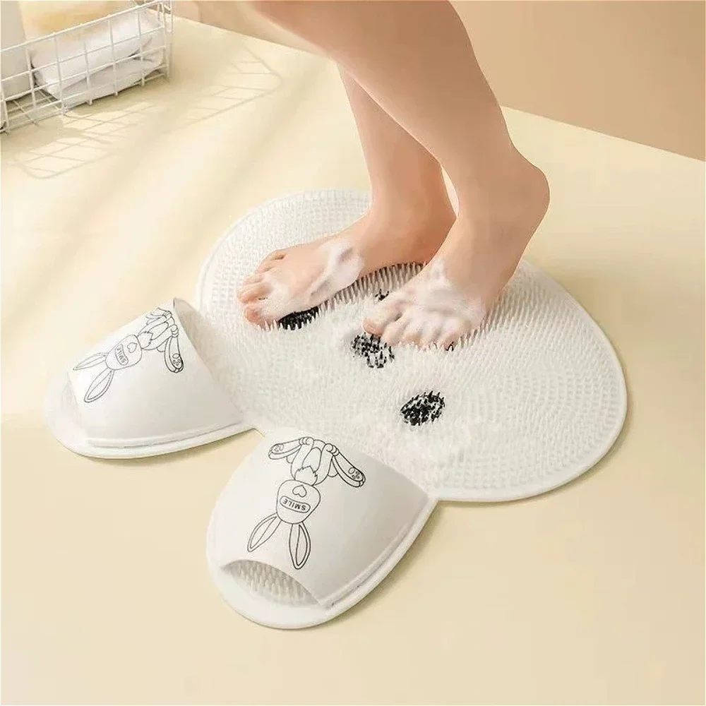 Wash feet, rub feet, silicone massage mats, bathroom anti slip mats, bathroom scrubbing floor mats, shower scrubbing mats 3