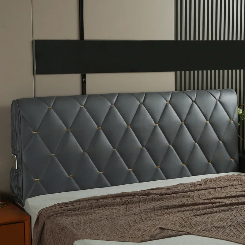 Bed Headboard Warm Velvet All Inclusive Bed Backrest