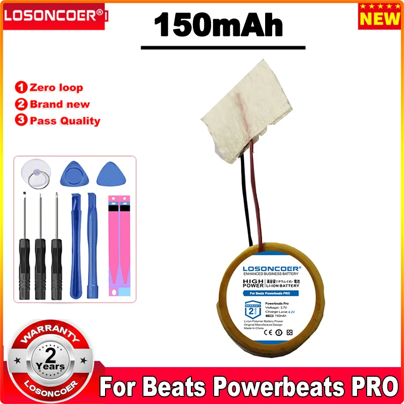 

LOSONCOER CP-TWS1254T 150mAh Battery For Beates Powerbeats Pro Wireless PB4 Bluetooth Earphone