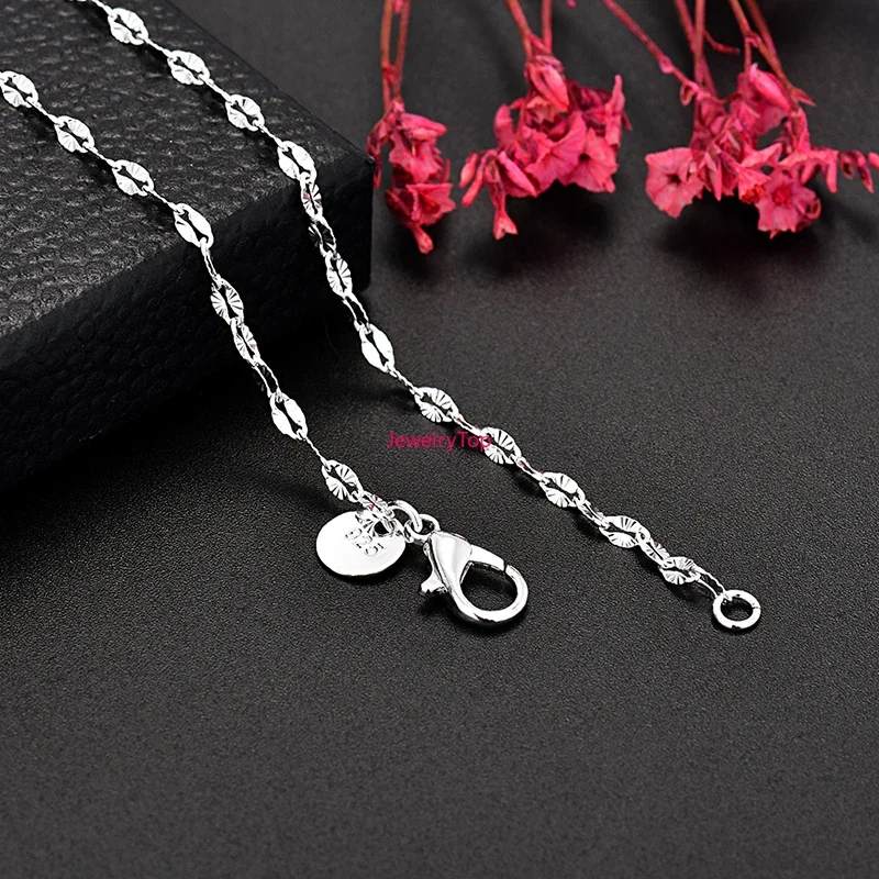 925 Sterling Silver Necklace 45-75CM