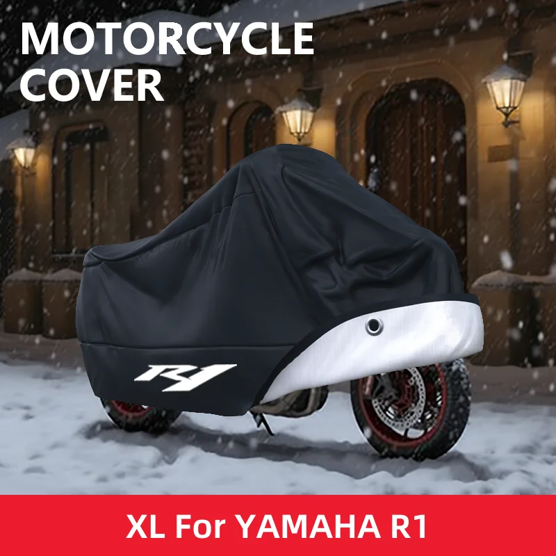 Чехол для мотоцикла с логотипом R1 для YAMAHA YZFR1 YZF R1, уличная Защита от УФ-лучей, пылезащитные чехлы от дождя
