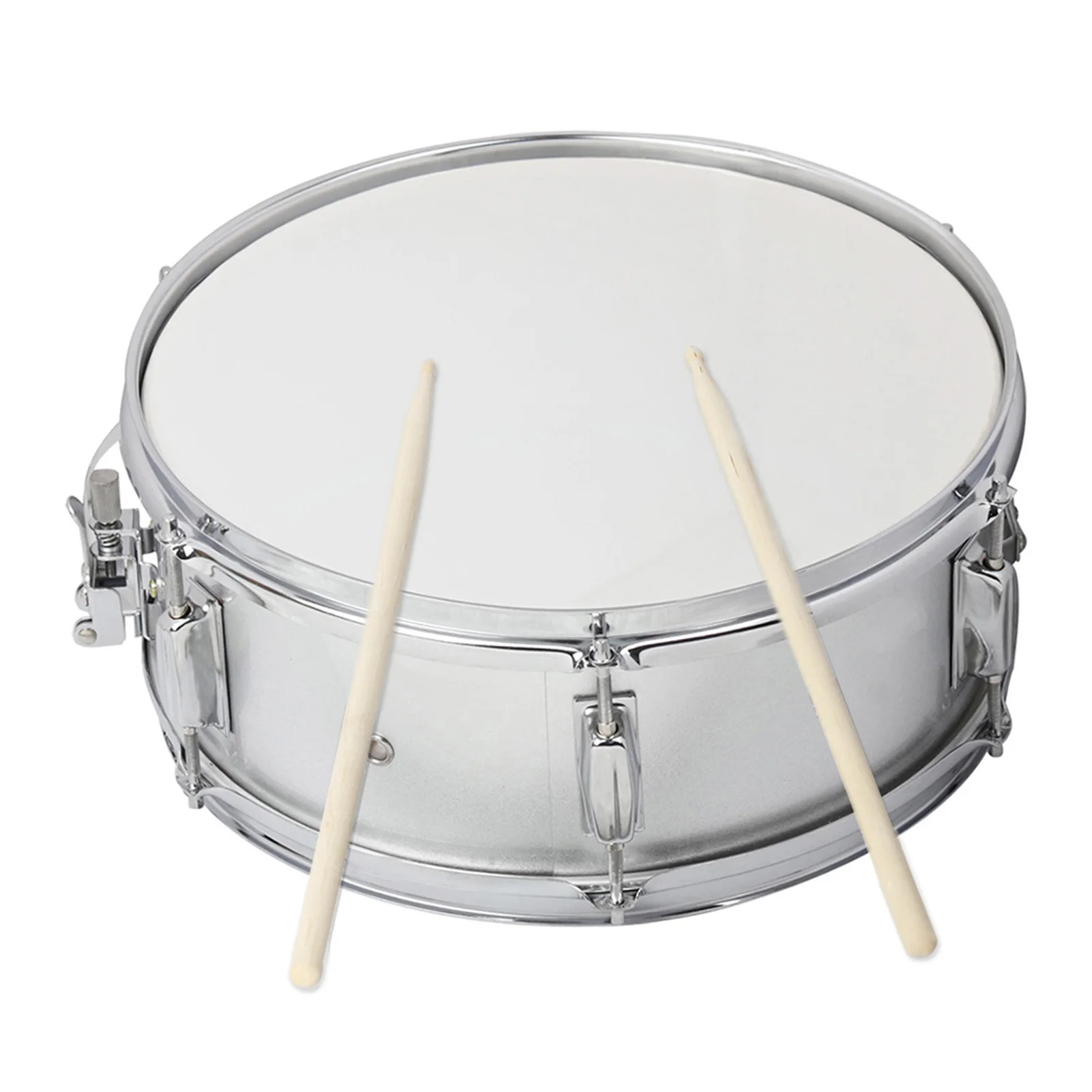 Snare Drum Head 14 Inch with Drumstick Drum Key Strap for Student Band portable drum pad virtual drum kit