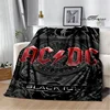 Rock band AC/DC retro printed blanket Flange warm blanket picnic blankets cubre cama throw blanket bed linings Birthday Gift 6
