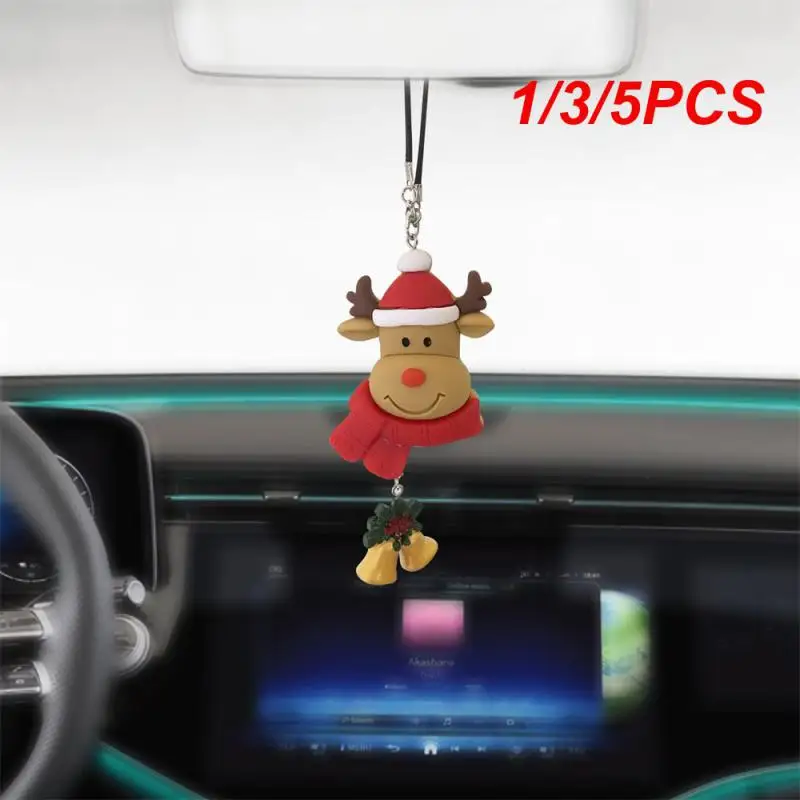 

1/3/5 шт. мультяшный кулон, Привлекательные яркие цвета, легкая установка, прочные материалы, праздничное украшение, автозапчасти