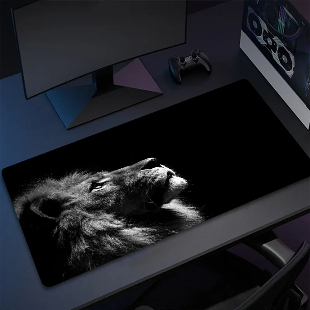 

Mousepad Lion Anime Mouse Pad Gamer Table Pads PC Gamer Cabinet Desk Protector Gaming Keyboard Mat Keyboards Accessories Deskmat