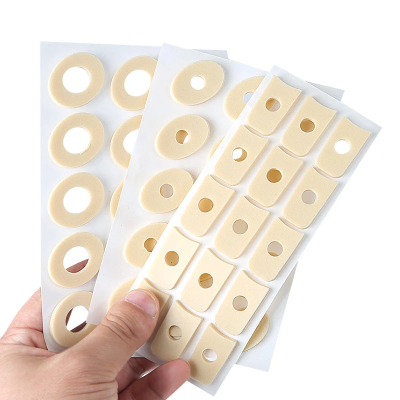 Toe And Foot Protectors Pads Corns Callus Feet Sore Shoes Sticker Self Adhesive Cushions Soft Heel Foam Foot Pad 15PCS/Sheet toe protector heel pad