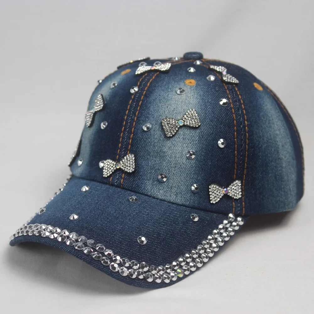 Fashion Women Baseball Cap Bling Stars 