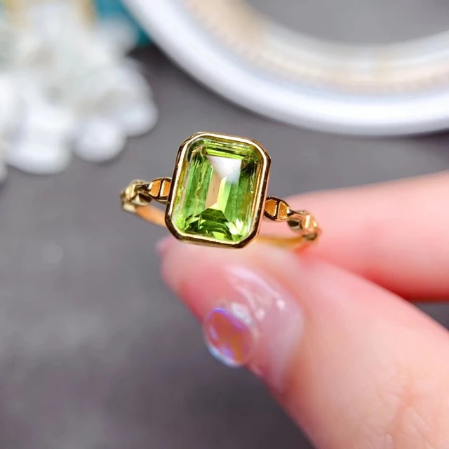 Karina // Vintage Peridot Ring 14K Gold Peridot Ring Unique Peridot Jewelry  Arizona Peridot Jewelry Birthstone Ring for Her - Etsy