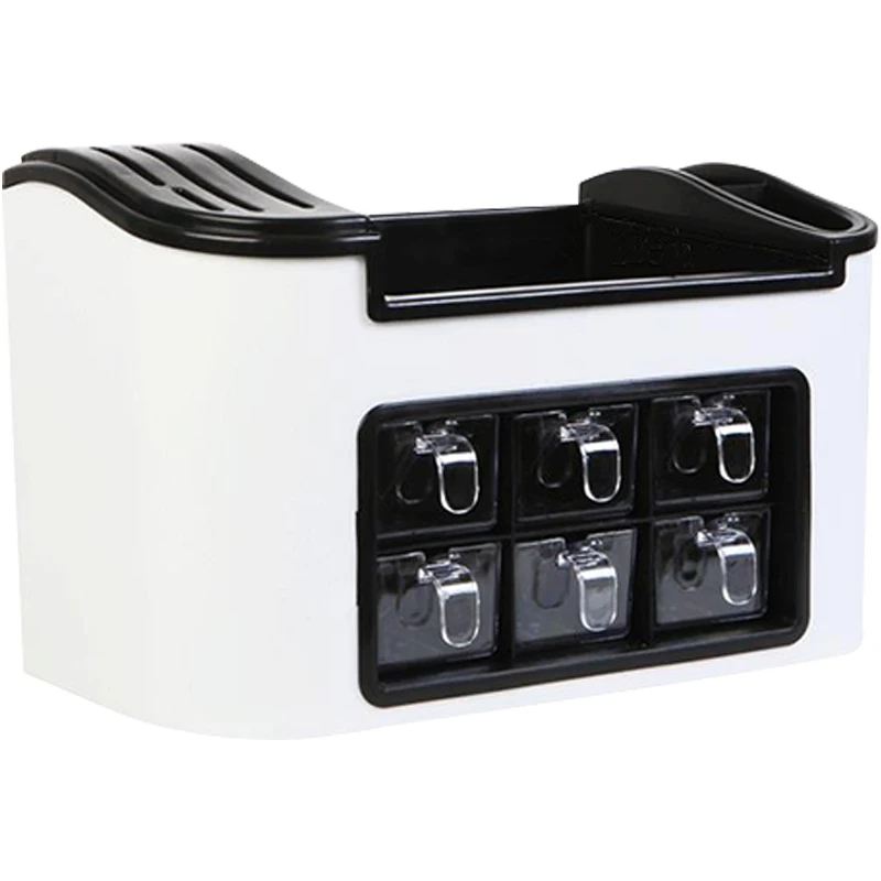 Kitchen supplies organizer Rack Multi-function Spice Storage Box Condiment Bottle Storage Rack tool knife holder shelf mx9121519 5
