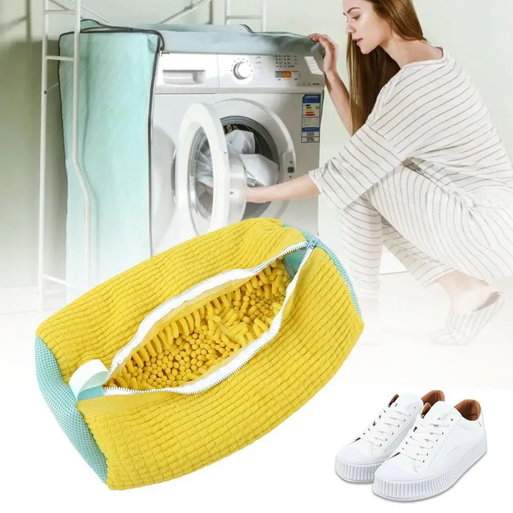 

Shoes Wash Bag Washing Machine Shoes Bag With Zip Laundry Bag For Slipper Anti-deformation Protective Shoes Airing Dry Tool K6N6