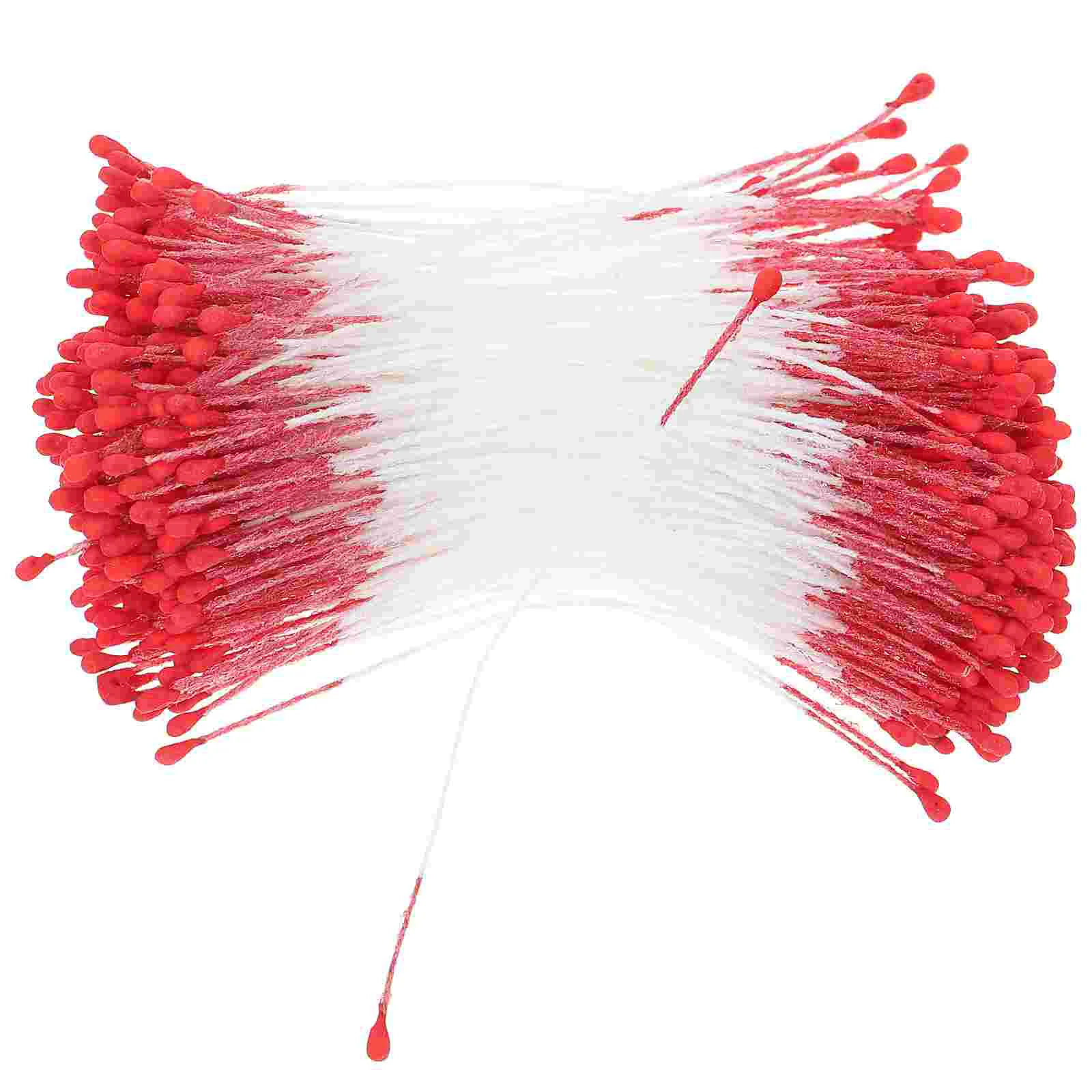 

Bag Flower Stamen Pistil 1Mm Double Heads Flower Stamen Handmade Flowers Pistil Diy Dried Flower Card Making Decoratiaon Yellow