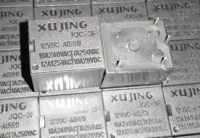 New JQC-3F 12VDC-A(551) (T73A) Relay 4pins