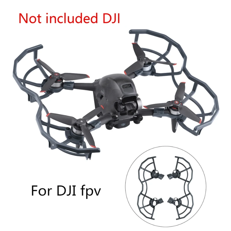 

Защита пропеллера для дрона DJI FPV протектор пропеллера быстросъемная крышка защитный комплект для FPV комплектующие винта