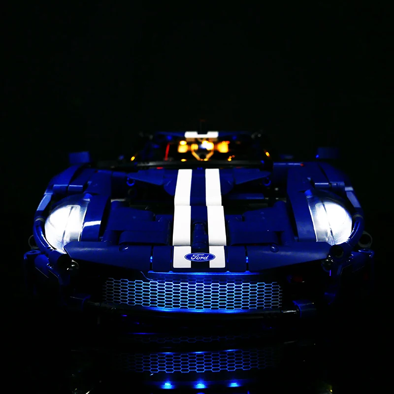 DIY LED Light Kit For LEGO 42154 Fords GT Super Sports Car Building Block Set（Only LED Light,Without Blocks Model） 4