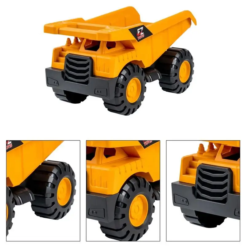Excavator Dump Truck Model Toy Engineering Vehicle Set Construction Fleet Toddler Early Education Construction Vehicles Toys - 5
