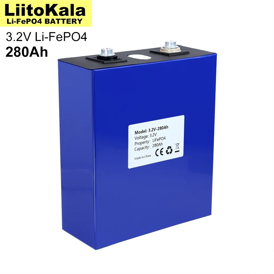 전기 에너지 혁명의 핵심, 등급 A 3.2V 280AH LiFePO4 배터리