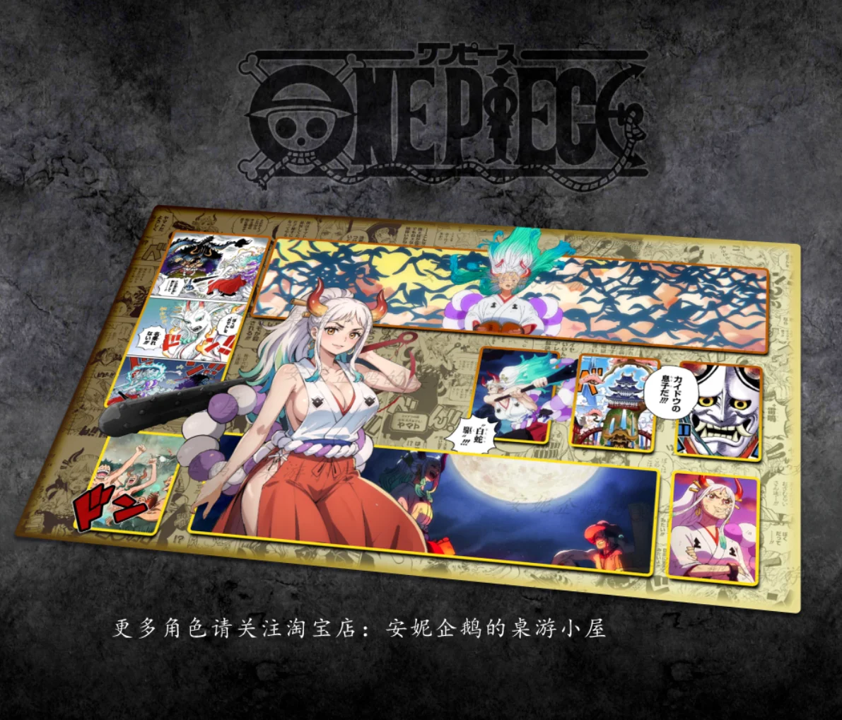 Figura de anime de One Piece, Marco, Luffy, Kaidou, Ace, Roronoa, Zoro, Sabo, Edward Newgate, Perona, tapete de cartas personalizado OPCG, tapete de cartas para escritorio y ratón