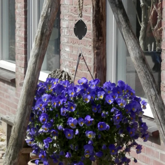 Növényi Szíjtárcsák A Lógó Növényekhez Állítható Magasság Könnyű, Rozsdamentes Acél Fogas Horgok Függő Medence Edények - Image 4