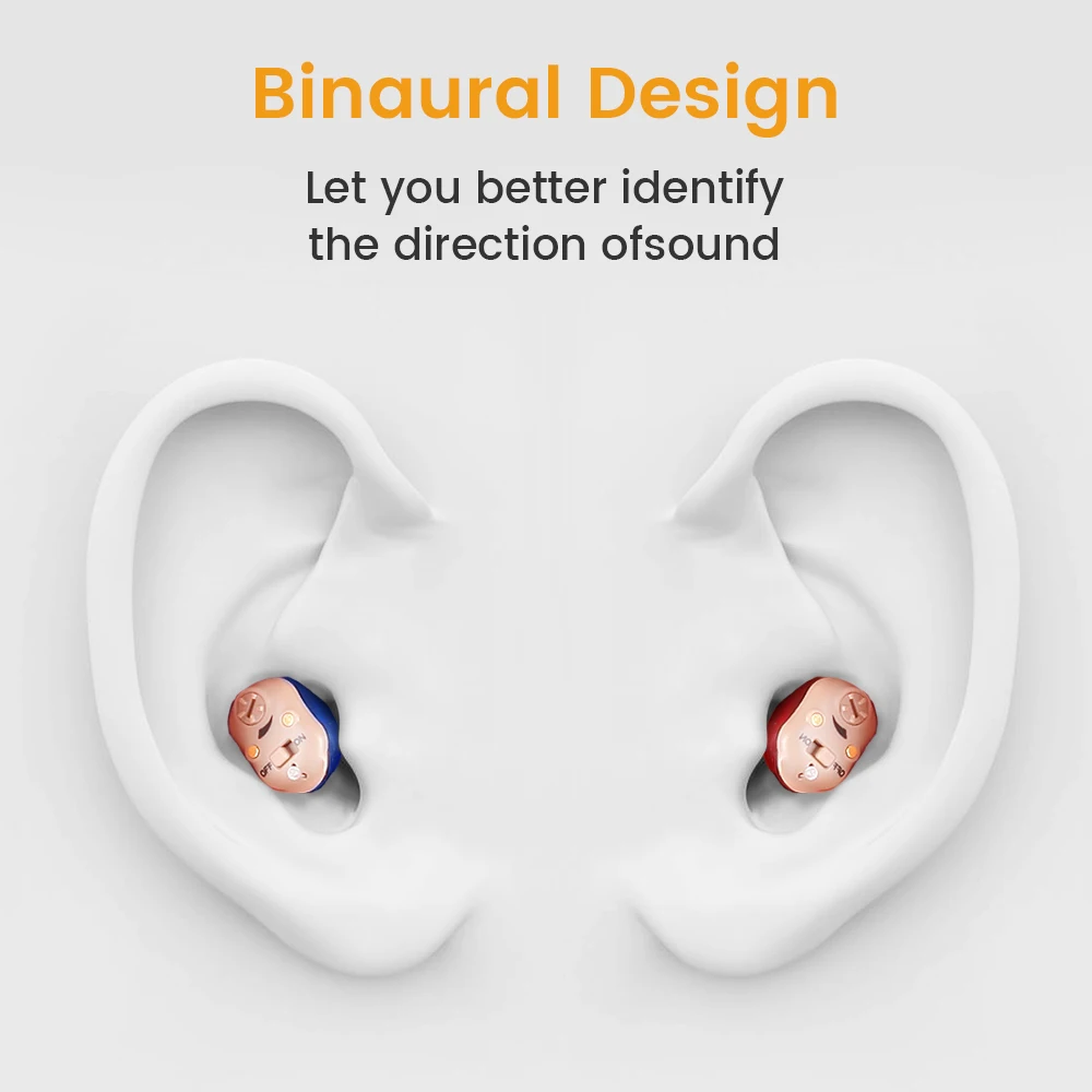 Medical Digital Hearing Aid Rechargeable Deaf The Listening Device Mini Wireless Sound Amplifier Invisible Hearing Aids Headphon hearing aid