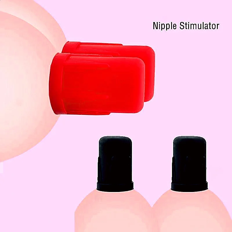 Saugnapf-Nippelklemmen aus Silikon, entwickelt als weibliche Stimulatoren zur Brustfesselung bei Rollenspielen für Paare_voghion.com