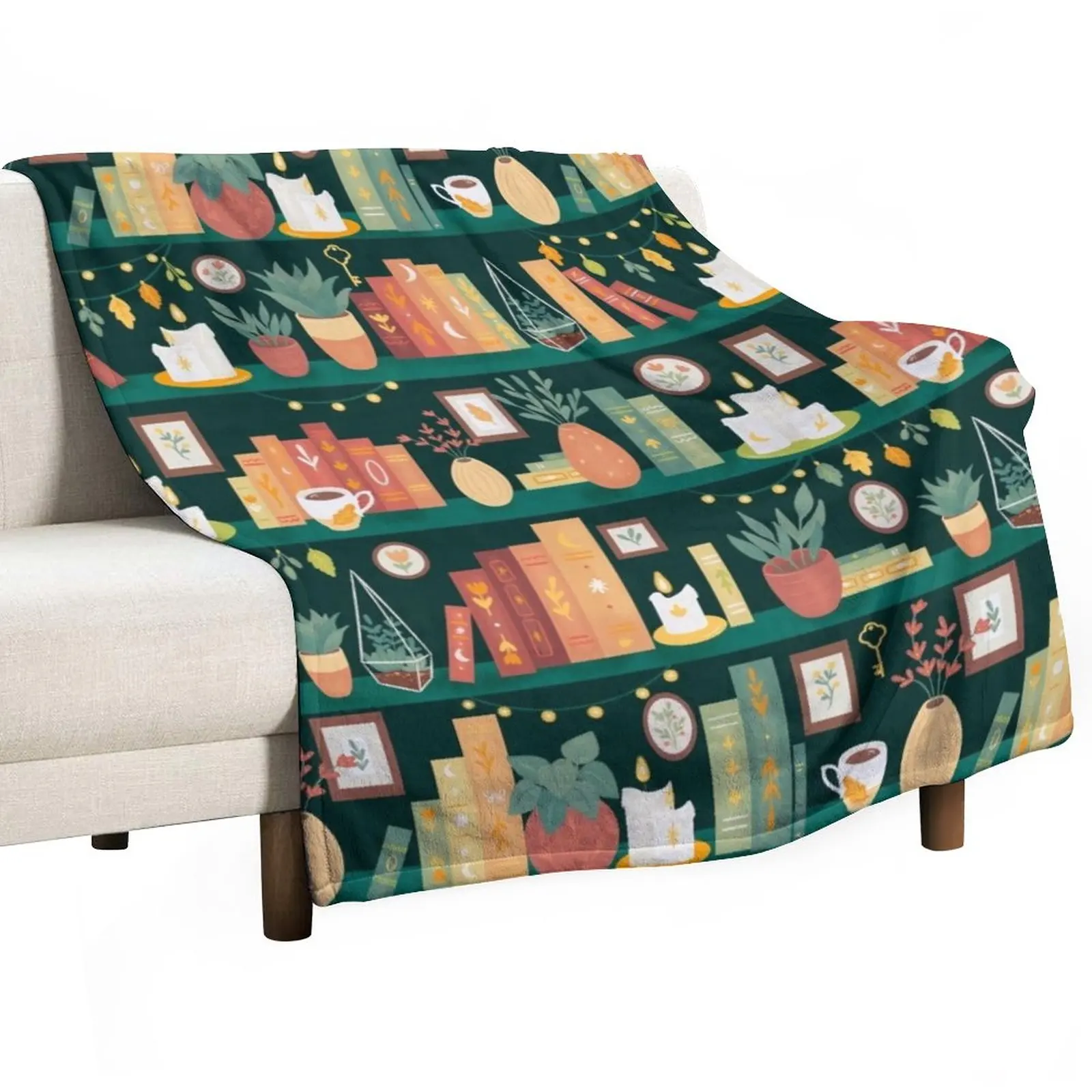 

Hygge library Throw Blanket Plaid Weighted Blanket