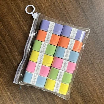 12PCS Sticky Overgrips Colorful For Tennis Padel Pickleball Badminton Fishing Racket Paddle Durable Long 110cm Non Slip Grip Pro 1