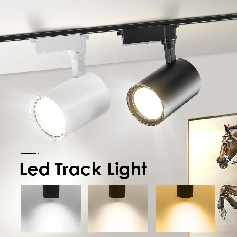 Description Picture 6 of itemLed Track Lamps Set 85~264V Ceiling Light 10W 20W Floodlight indoor Lighting Fixture Spotlight for Clothing Shop Track Rail Lamp