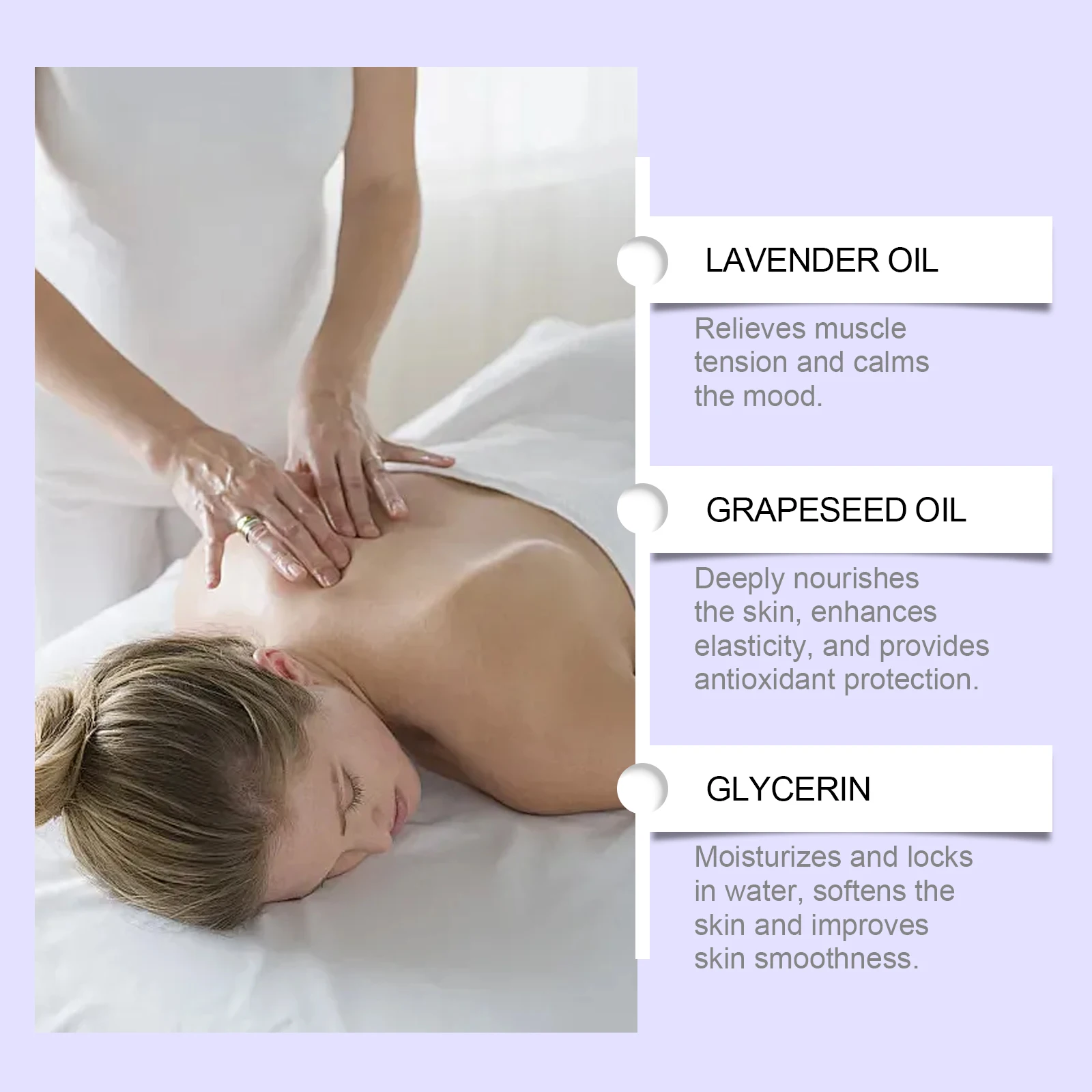 Lavender Essential Oil Moisturizing Body Skin Smoothing Soft Stress Relief Muscle Sore Help Sleep Spa Relaxing Massage Oil S3021aae1960d4ae7bb6b1aa0f07b233bI