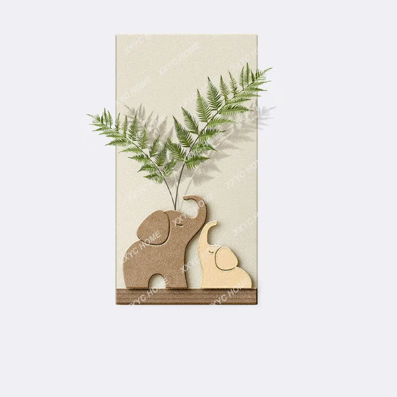 

Фотообои со слоном трехмерная текстура песчаника минималистская креативная картина коридора и коридора