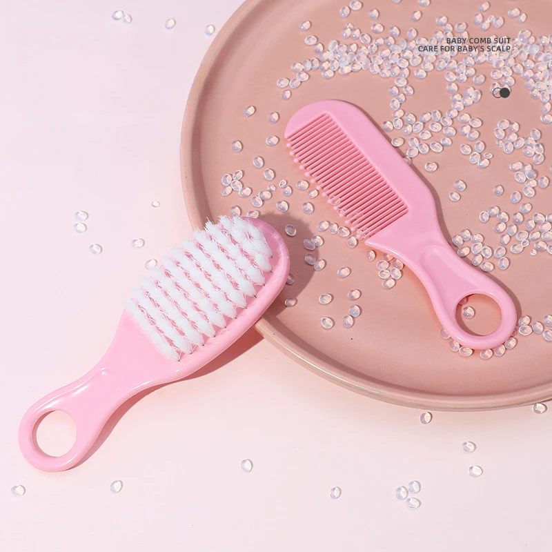 Baby hair removal bath massage brush newborn child bath shampoo soft and comfortable soft bristle brush infant care comb set baby brush